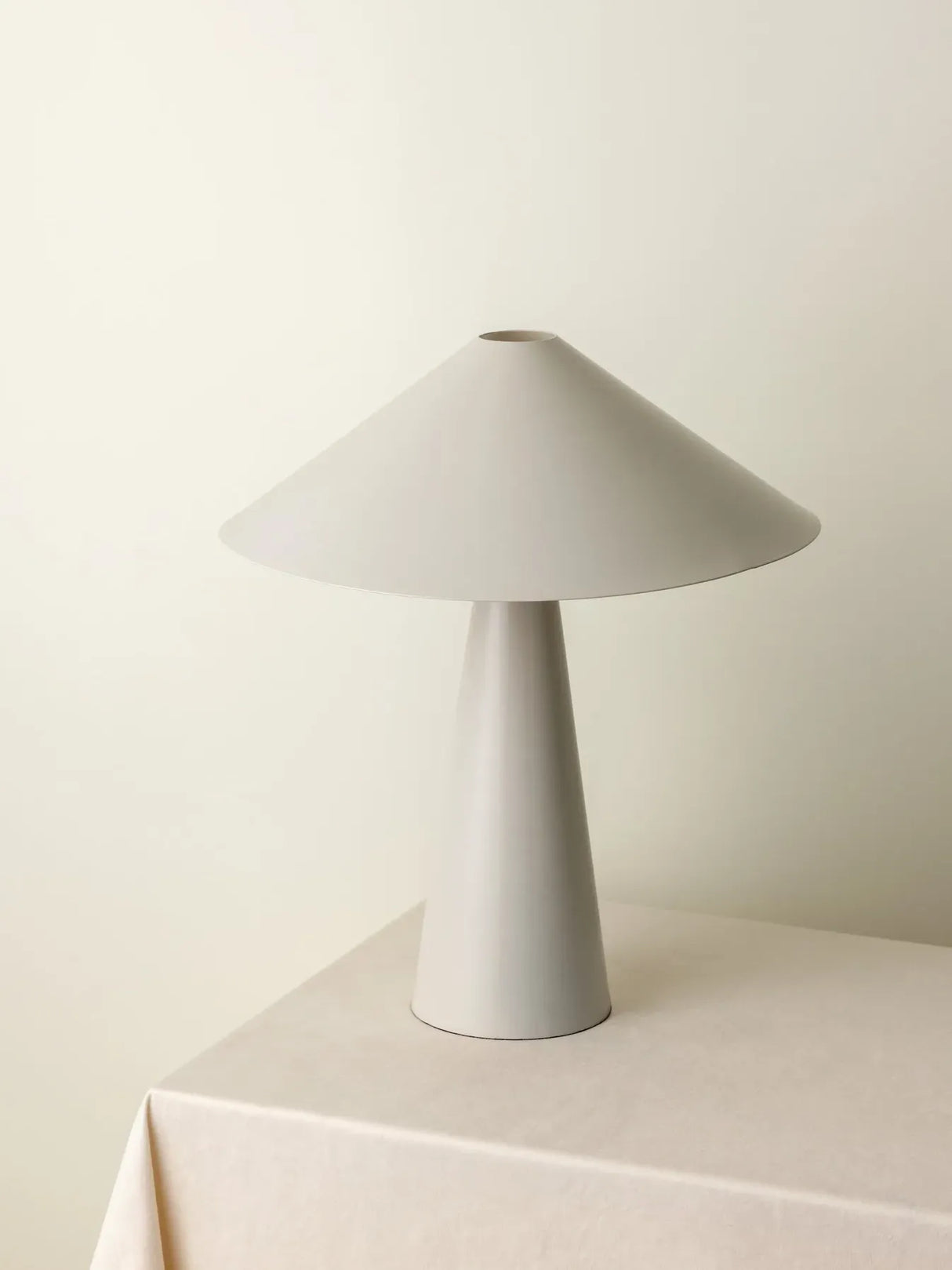 Nordic Cone Table Lamp with Wide Shade