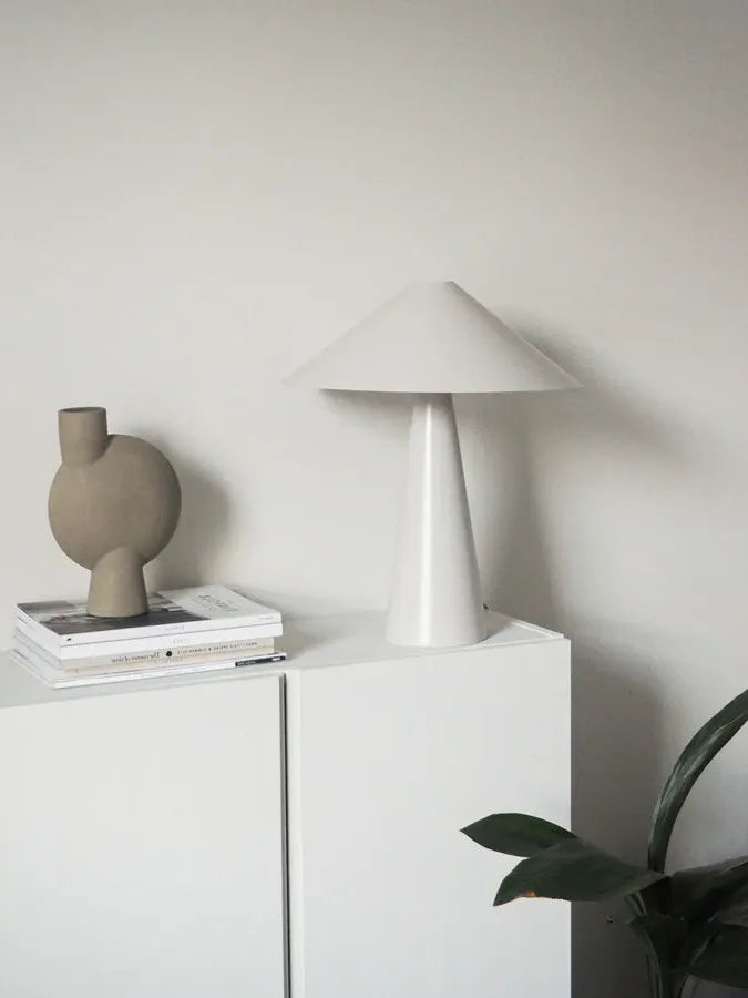 Nordic Cone Table Lamp with Wide Shade