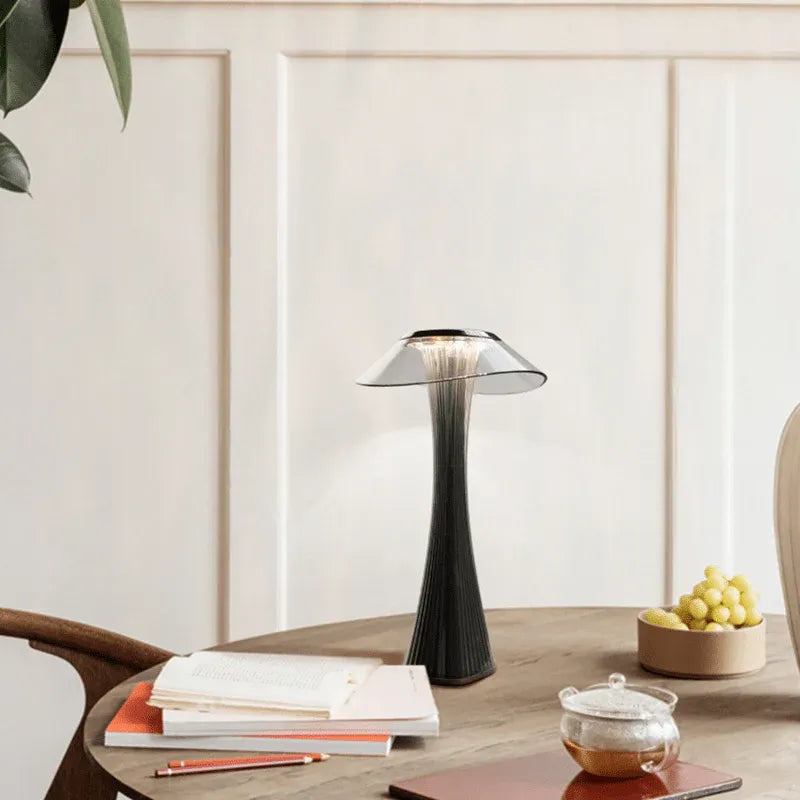 Modern Glass Shade Table Lamp