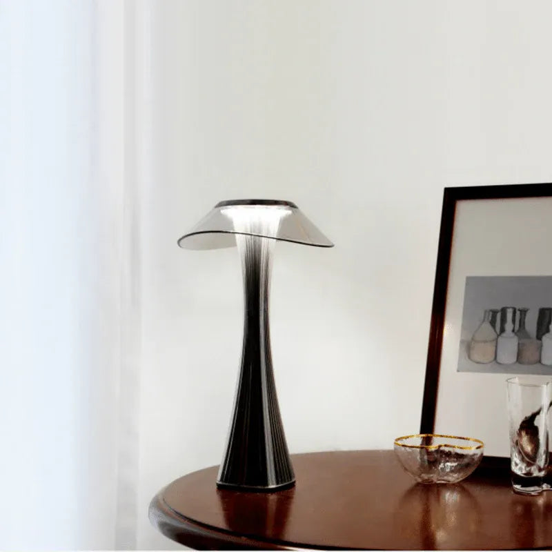 Modern Glass Shade Table Lamp