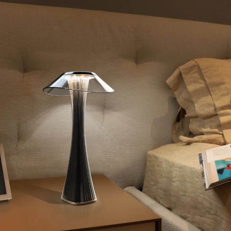 Modern Glass Shade Table Lamp