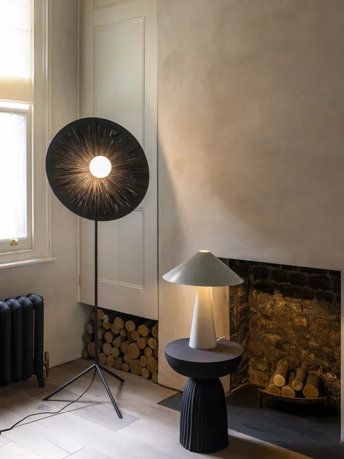 Nordic Cone Table Lamp with Wide Shade